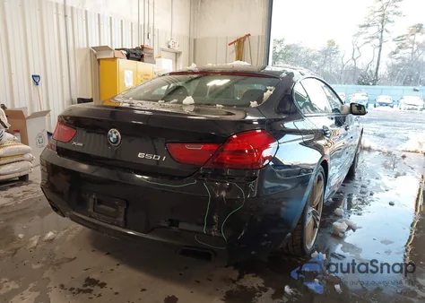 2015 BMW 650I Gran Coupe xDrive из США, поврежденный, VIN WBA6B4C56FD761732